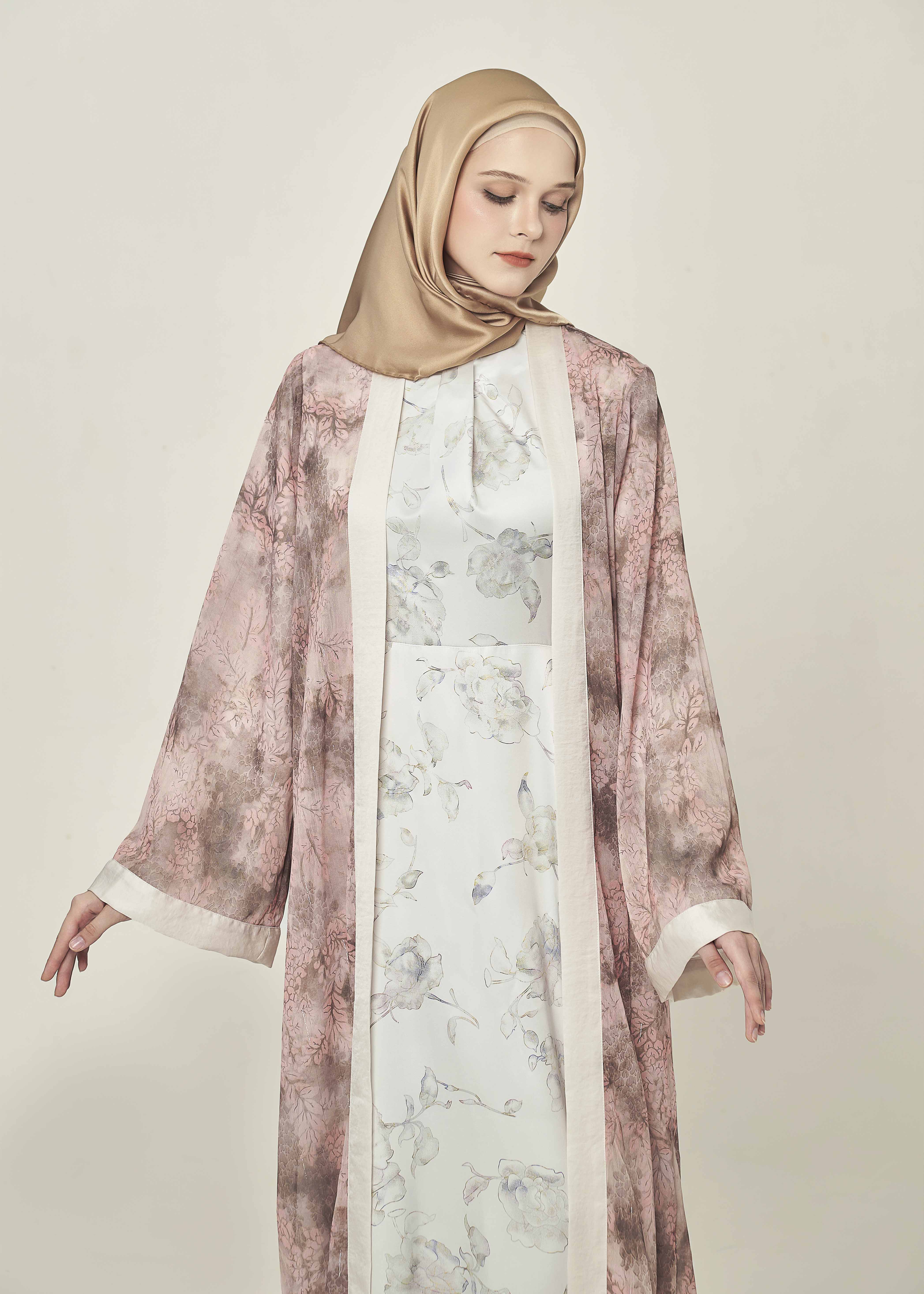 Lily Grace Satin Maxi Dress by Minnaba