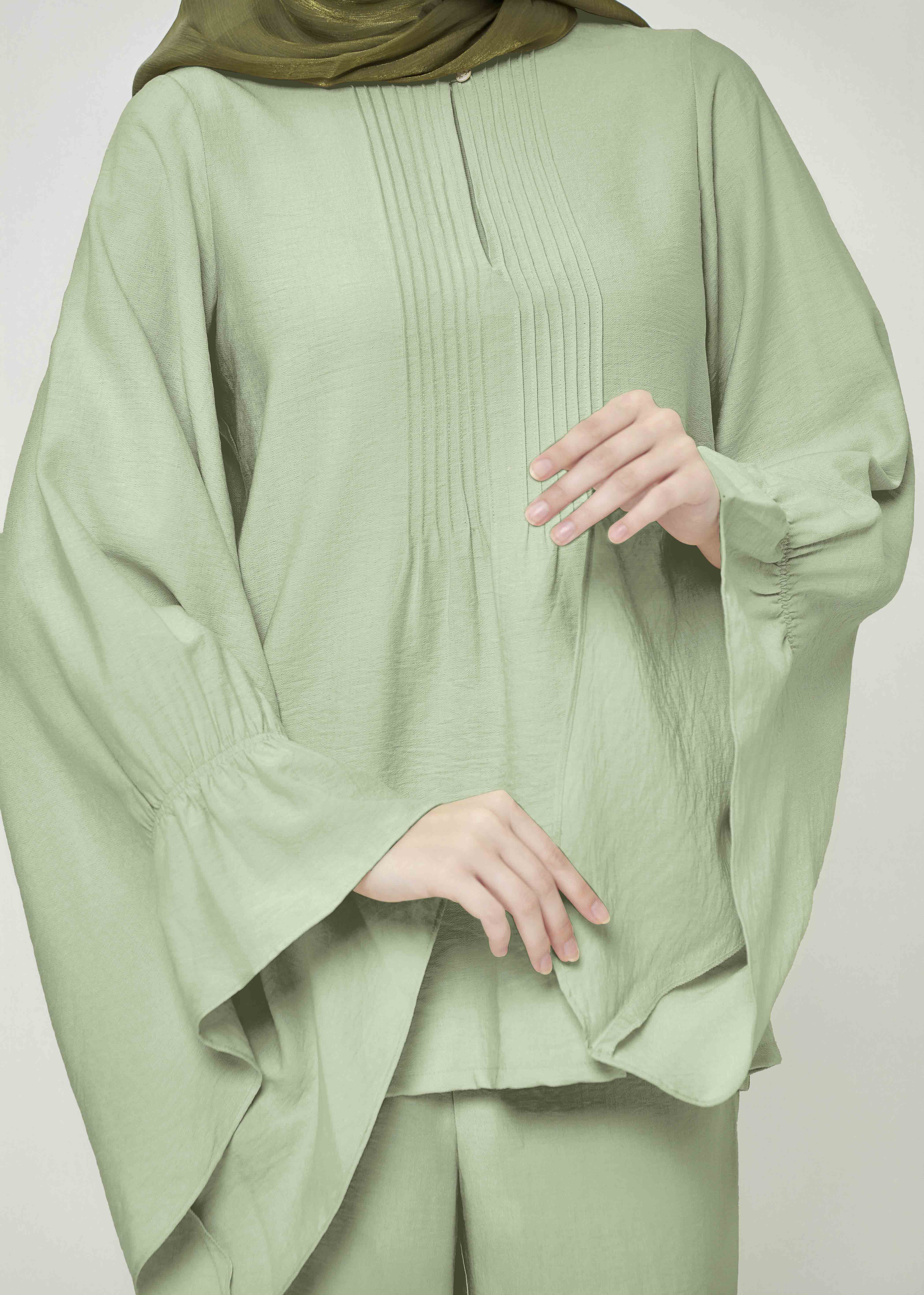 Celestine Bell-Sleeve Sets - Celery Mist by Minnaba