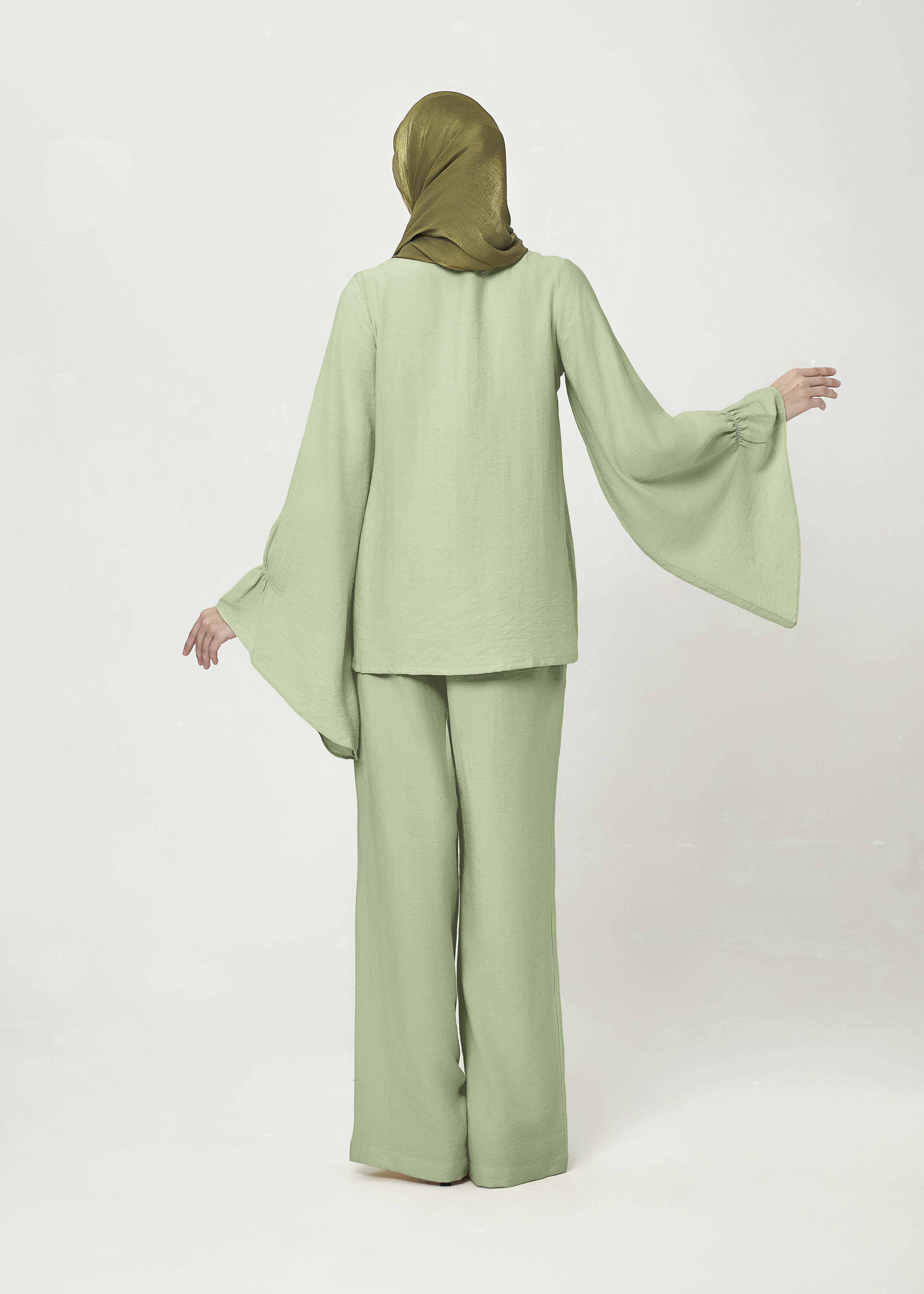 Celestine Bell-Sleeve Sets - Celery Mist by Minnaba