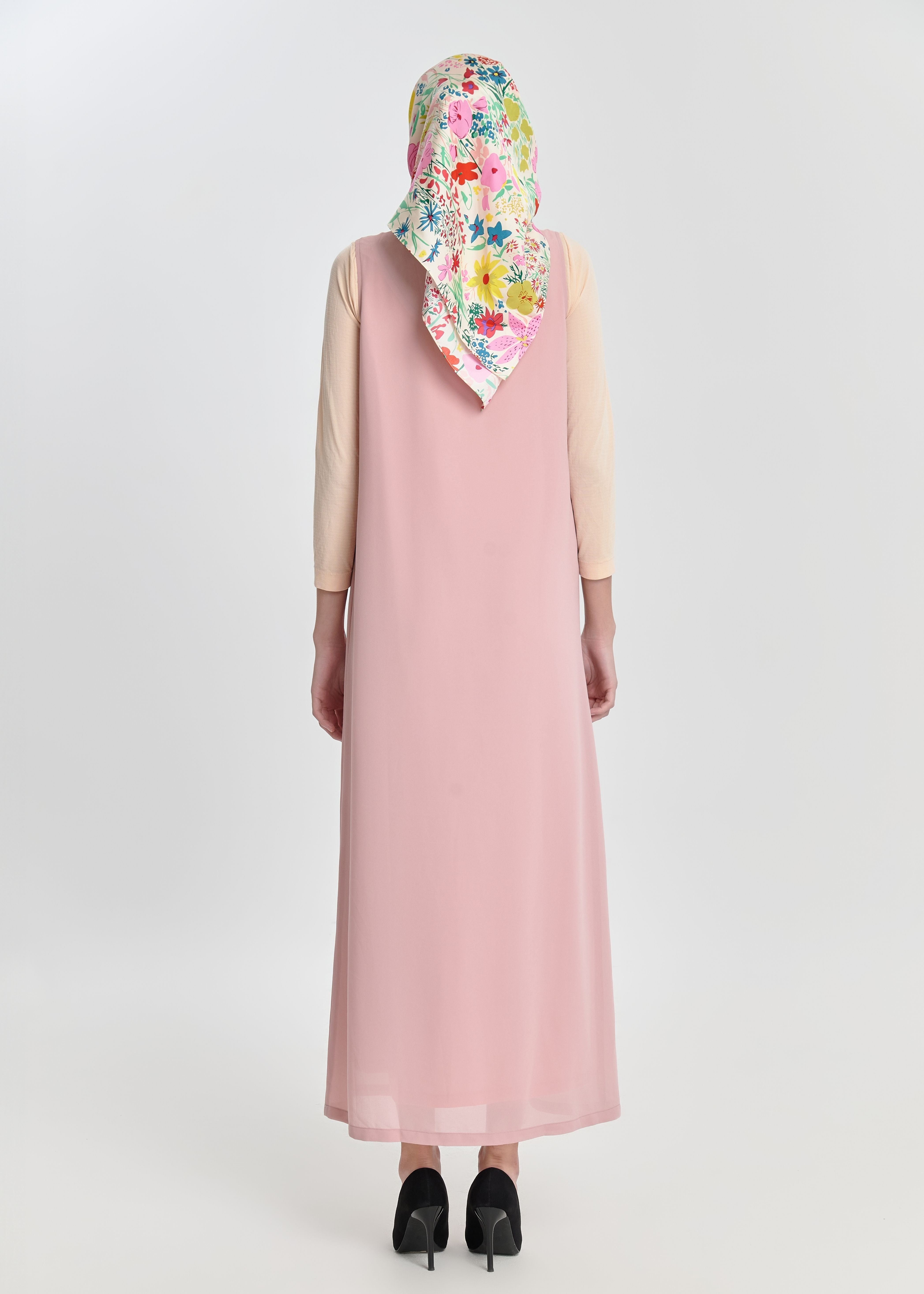 Honey Dune Flare Dress - Blush Beige by Minnaba