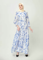 Bluebell Charm Maxi Dress - Porcelain Vine by Minnaba