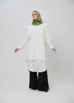 Lilium Cascade Layered Shirt by Minnaba
