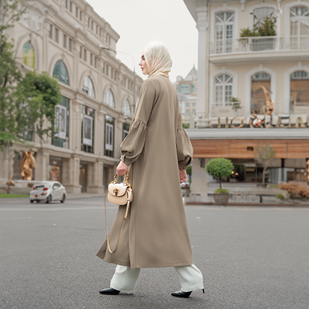 Eleanor Open Abaya