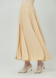 Amber Dune Pleated Skirt - Bare Almond by Minnaba