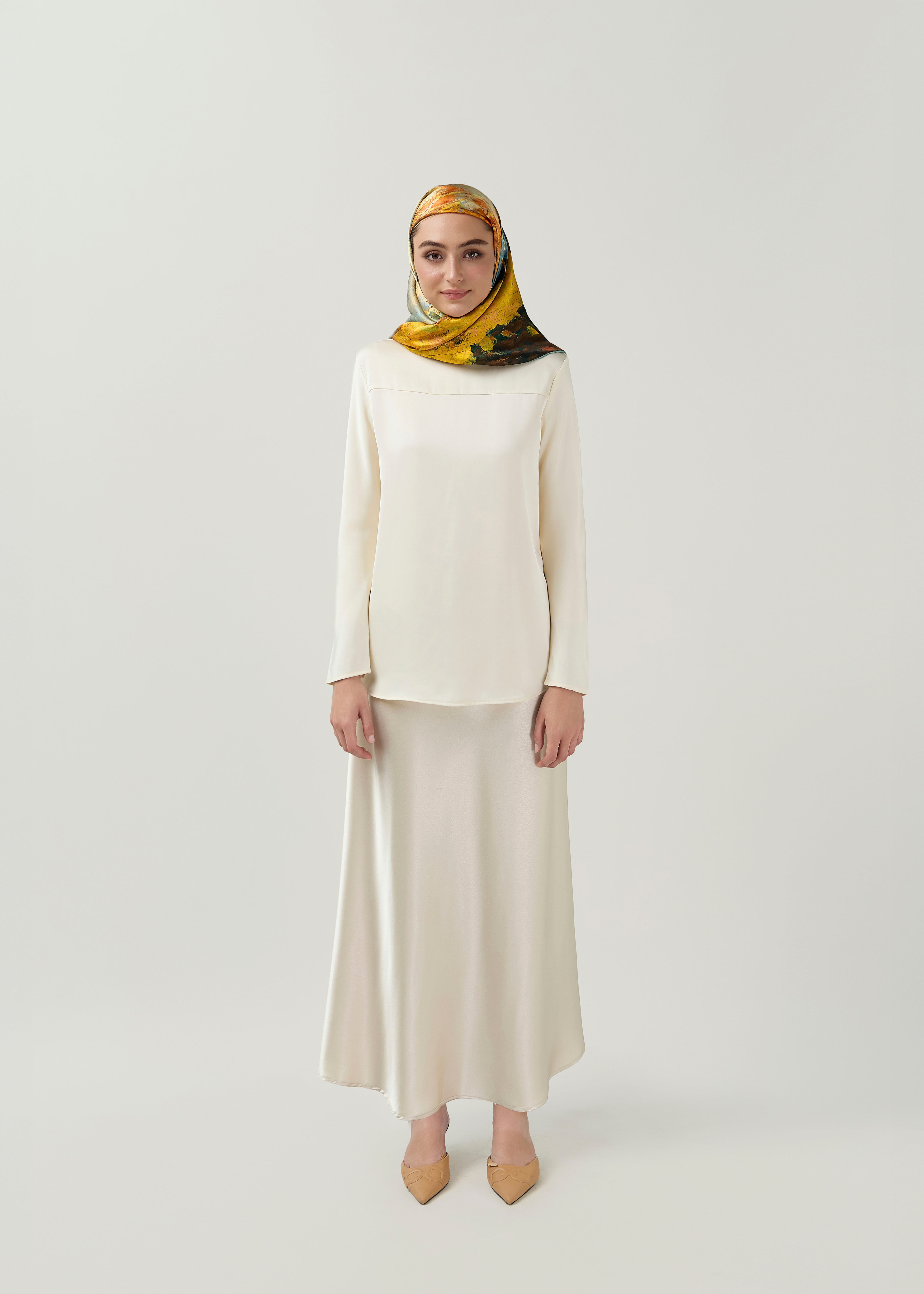 Dewy Veil Skirt| Modest Fashion Australia Minnaba