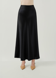 Dewy Veil Skirt - Midnight Noir