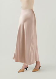 Dewy Veil Skirt - Rose Champagne