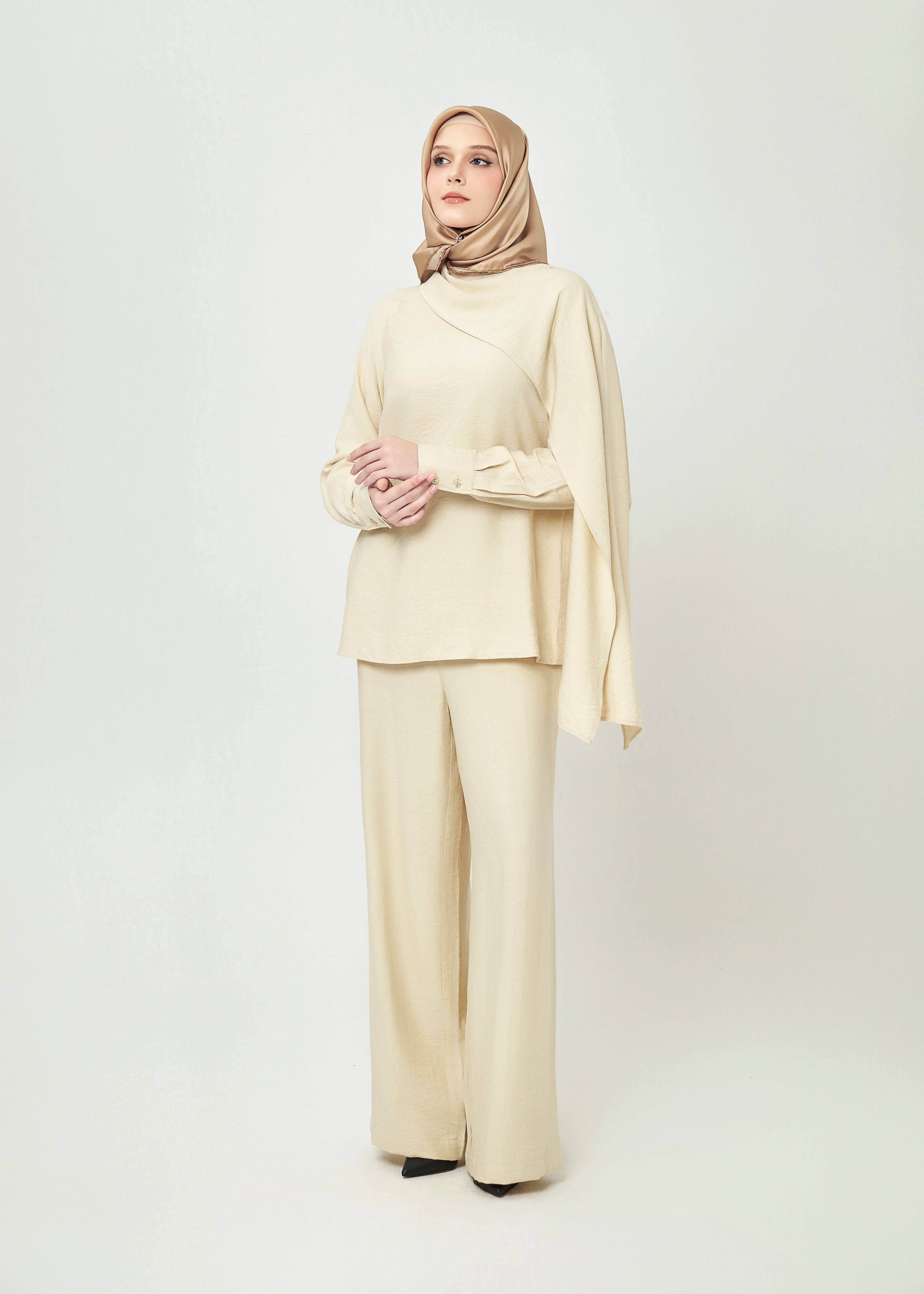 Asym Draped Set by Minnaba