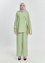 Asym Draped Sets - Celery Mist by Minnaba