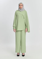 Asym Draped Sets - Celery Mist by Minnaba