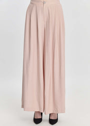 Solstice Gathered Pants - Blush Beige by Minnaba