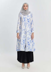 Lily Whisper Tunic -Porcelain Vine by Minnaba