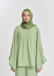 Celestine Bell-Sleeve Tunic - Celery Mist by Minnaba