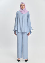 Celestine Bell-Sleeve Sets - Powder Blue by Minnaba