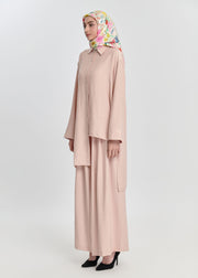 Oasis Fold Shirt - Blush Beige by Minnaba
