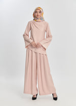 Pearl Bloom Flare Tunic - Blush Pink by Minnaba