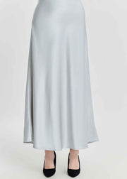 Dewy Veil Skirt - Moonlight Silver by Minnaba