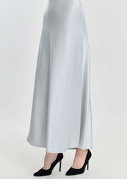 Dewy Veil Skirt - Moonlight Silver by Minnaba