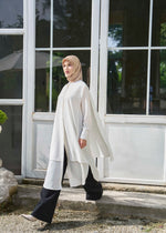 Lilium Cascade Layered Shirt by Minnaba