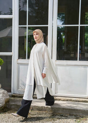Lilium Cascade Layered Shirt by Minnaba