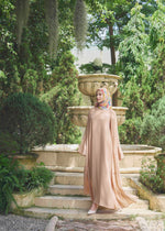Honey Dune Flare Abaya by Minnaba